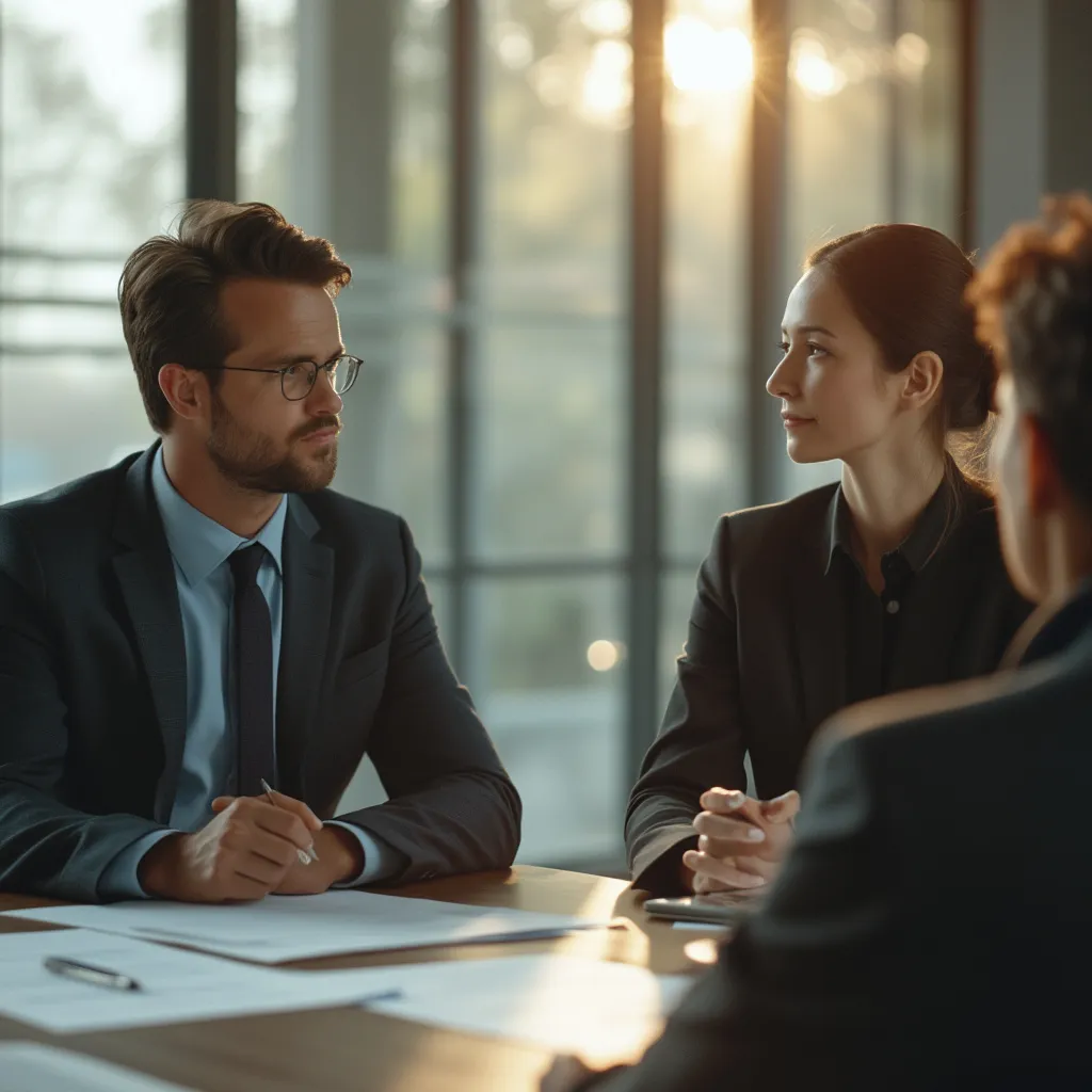 Équipe BusinessCorp en collaboration stratégique