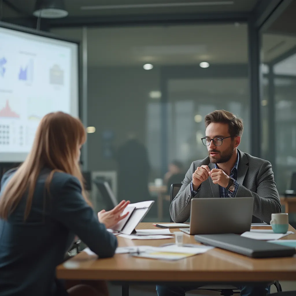 Professionnels du secteur des services en formation